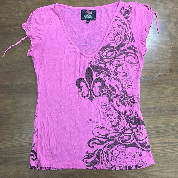 Abbey Dawn Tops - Abbey Dawn for Alice in Wonderland Disney T Shirt